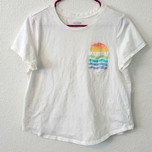 White Sunrise T-Shirt from Old Navy
